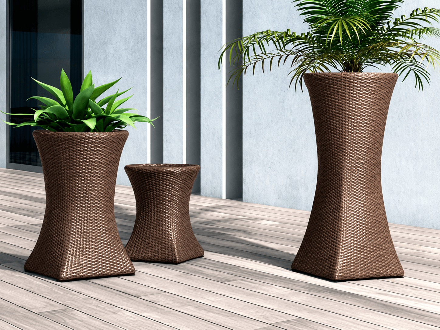 AD-165 Lobby Wicker Planters